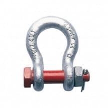 DURATRUSS Shackle w screw/splint, 3250kg